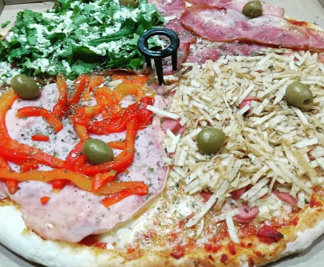 Pizza muzzarella artesanal